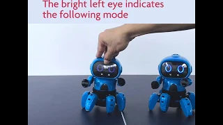 DIY Assembled Electric Robot Induction Educational Toy DODGER BLUE