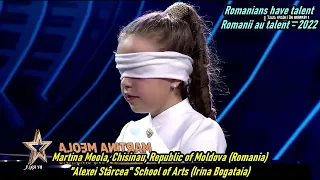 Martina Meola, 9 ani, Chisinau, semifinala I, Romanii au talent "22, Școala de Arte „Alexei Stârcea”