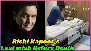 Rishi Kapoor's One Last Wish is Unfulfilled