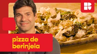 Pizza de berinjela com missô e katsobushi | Felipe Bronze | Perto do Fogo