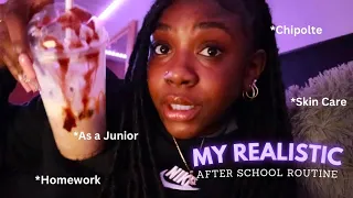 My Realistic After School Routine *Junior Year* | Marquiece Nicole |