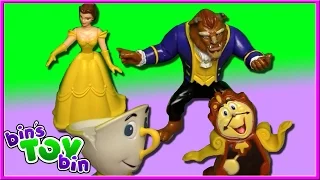 Disney BEAUTY AND THE BEAST (1991) BK Kids Meal Toys Review | Bin's Toy Bin