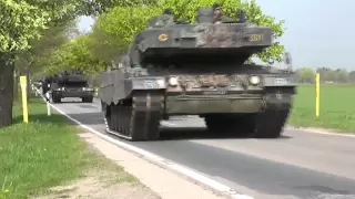 PzBtl 33 Panzer-Konvoi zwischen Mandelsloh und Helstorf am 4. Mai 2013