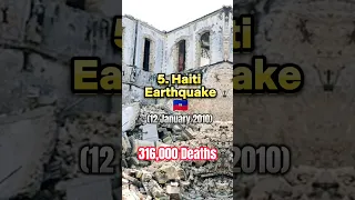 5 Most Deadliest Natural Disasters In History 😓 || #disaster #facts #shorts