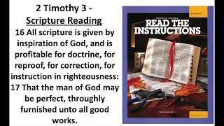2 Timothy 3:16-17 Doctrinal Mastery Song (All scripture is given by inspiration of God)