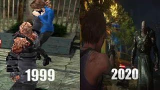 Resident evil 3 original vs Remake Nemesis Boss Fight Comparison