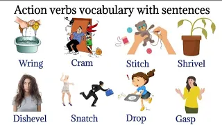 Verbs | Action Verbs in English With Sentences | Daily Use English vocabulary#verbsinenglish