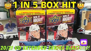 👽These are actually…GOOD??👽 20/21 Upper Deck Extended Series Blaster Boxes!