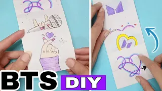 How to make BTS magic craft 😍 ( on your request ) BTS drawing art - Creative Ideas Urooba