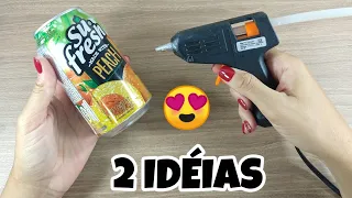 2 IDÉIAS BRILHANTES COM LATAS DE REFRIGERANTE 💖