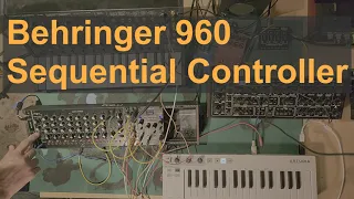 Behringer 960 Sequential Controller + Ms20 + Reverb + strings; Berlin school style deep dive