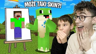 TWORZYMY SKINA DLA BRATA w Minecraft! (śmieszne)