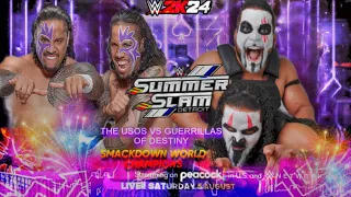 Guerrillas Of Destiny vs The Usos - Best Of Three Match 3: WWE 2K24 PS4 Gameplay