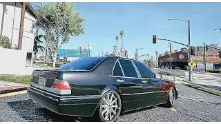 GTA 5 MERCEDES s600 W140 SLOW-MO