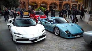 Supercars in London March 2024 - #CSATW607 F40, 992 GT3, Aventador SVJ, Purosangue, 812 Competizione