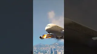 Gigantic A380 Emergency Landing fails #shorts