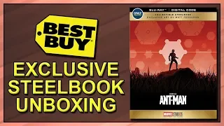 Ant-Man Best Buy Exclusive Marvel Studios: The First Ten Years Blu-ray SteelBook Unboxing