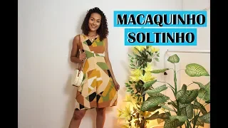 Macaquinho Soltinho Para verão|Molde e Costura Aula completa|jumpsuit