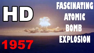 HD fascinating atomic bomb explosion code name Priscilla in color film