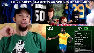 Top 10 Football Players in History · Ranking from WORST TO BEST REACTION