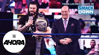 REVIVE SmackDown en 7 minutos: WWE Ahora, Dic 18, 2020