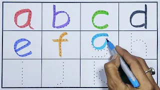 Collection of Alphabet drawing colouring for kids | Easy draw and paint alphabet | English for kids