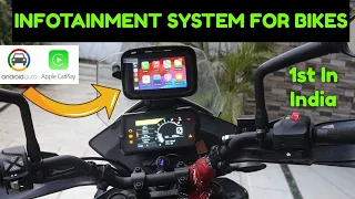 Install Wireless AppleCarPlay and Android Auto on Any Motorcycle C5 Motorcycle Carplay India