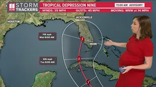 Fiona, Gaston and now Tropical Depression Nine