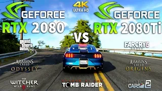 RTX 2080 vs RTX 2080 Ti Test in 7 Games 4K (i7 8700k)