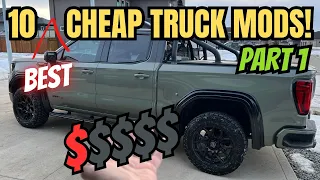 Top 10 Cheap, Budget-friendly Truck Accessories to Start Your Mods!!