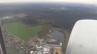 Landing in Sheremetyevo. Boeing 777. Посадка в аэропорту Шереметьево Боинг 777