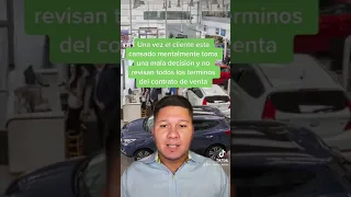 3 estrategias que usan los vendedores de carros. No caigan en la trampa del pago mensual.