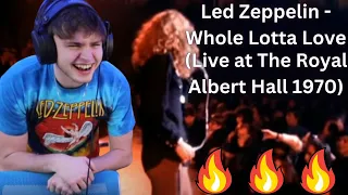 Teen Reacts To Led Zeppelin - Whole Lotta Love (LIVE at The Royal Albert Hall 1970)!!!