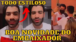 Gusttavo Lima ATENDENDO os FÃS na rua e todo ESTILOSO para o show em Foz do Iguaçu