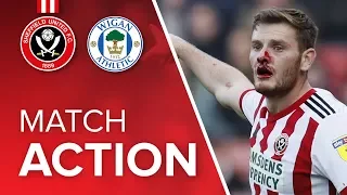 Blades 4-2 Wigan - match action