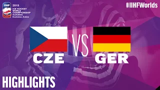 Czech Republic vs. Germany - Quarter-final - Game Highlights - #IIHFWorlds 2019