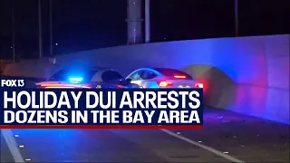 Dozens of DUI arrests during busy Memorial Day weekend in the Bay Area