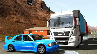 Crossroad Car Crashes 61 - BeamNG.Drive| BeamNGTV