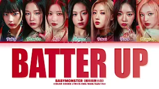 BABYMONSTER (베이비몬스터) - 'BATTER UP (7 Ver.)' (Color Coded Eng/Rom/Han/가사)