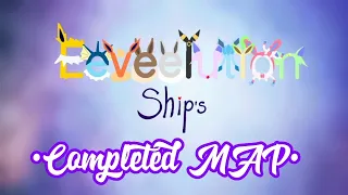 Eeveelution Ship's MAP💖💫 // ~COMPLETED MAP~ #EeveelutionShipsMAP