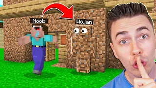 PRZEBIERANY CHOWANY NA WOJANOWICACH z PALION i NOOB w Minecraft!