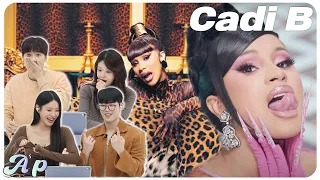 Body and heart warming up🔥 A Korean man and woman reacting to Cardi B MV | Asopo