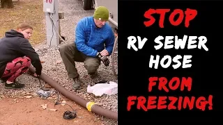 Keep Your RV Sewer Hose from Freezing - Full Time RV Tips