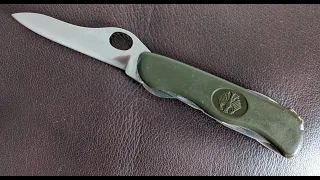 Видео для Димы 𝐃𝐊𝟖𝟐 как режет модификация ножа Victorinox GAK111 с убранным серейтером (NO SERRATOR)