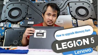 How to upgrade Memory  Ram of Lenovo Legion 5 15ARH05H