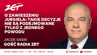 Sasin o zawieszeniu Jurgiela: Takie decyzje nie są podejmowane tylko z jednego powodu