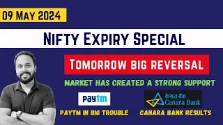 NIFTY PREDICTION FOR TOMORROW & BANKNIFTY ANALYSIS FOR 09 May 2024 | MARKET ANALYSIS FOR TOMORROW