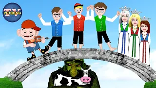 Finn Fiddler (Per Spelmann) - Children's Songs and Folk Songs with animation