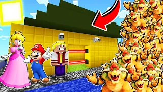 BASE 100% SEGURA VS BOWSER de SUPER MARIO BROS EN MINECRAFT