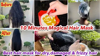 Best Hair Mask For Dry,Damaged & Frizzy Hair|20 Minutes DIY Hair Mask|Summer Special Hair Mask